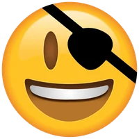 Emoji com tapa-olho